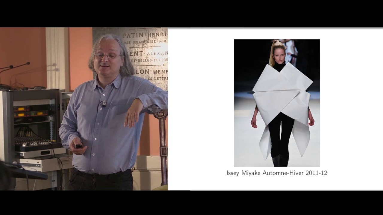 La géométrie et la mode avec Étienne Ghys