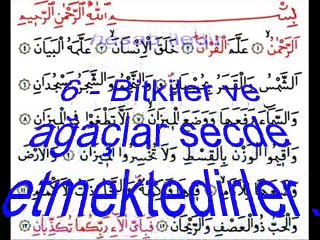 RAHMAN SURESİ AYET 1-13 Okuyan> Sedat Yıldırım