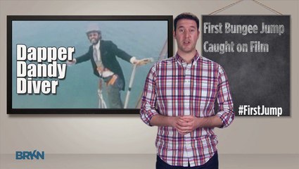 Uncovered Footage of World's First Bungee Jump