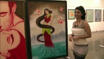 Dr.Seema Chaudhary & Nitin Chaudhary's Art Show Inauguration By Rishi Kapoor -1