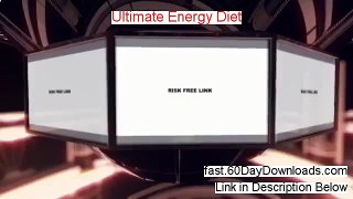 Ultimate Energy Diet 2013, did it work (my legit review)