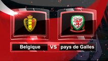 Match du jour: Belgique-pays de Galles