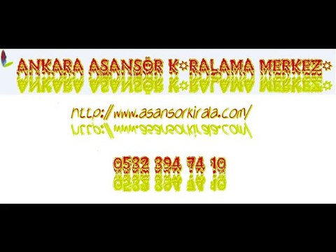Ankara asansör kiralama 0532 394 74 10