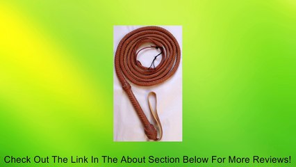 Bullwhip Tan Real Leather BULLWHIP 10 Foot 12 Plait BULL WHIP Review