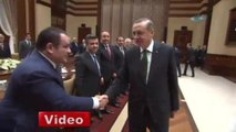 Cumhurbaşkanı Erdoğan, Demirören ve Gümüşdağ'yı Kabul Etti