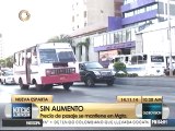 Transportistas no cobrarán “aguinaldo” ni aumentarán el pasaje