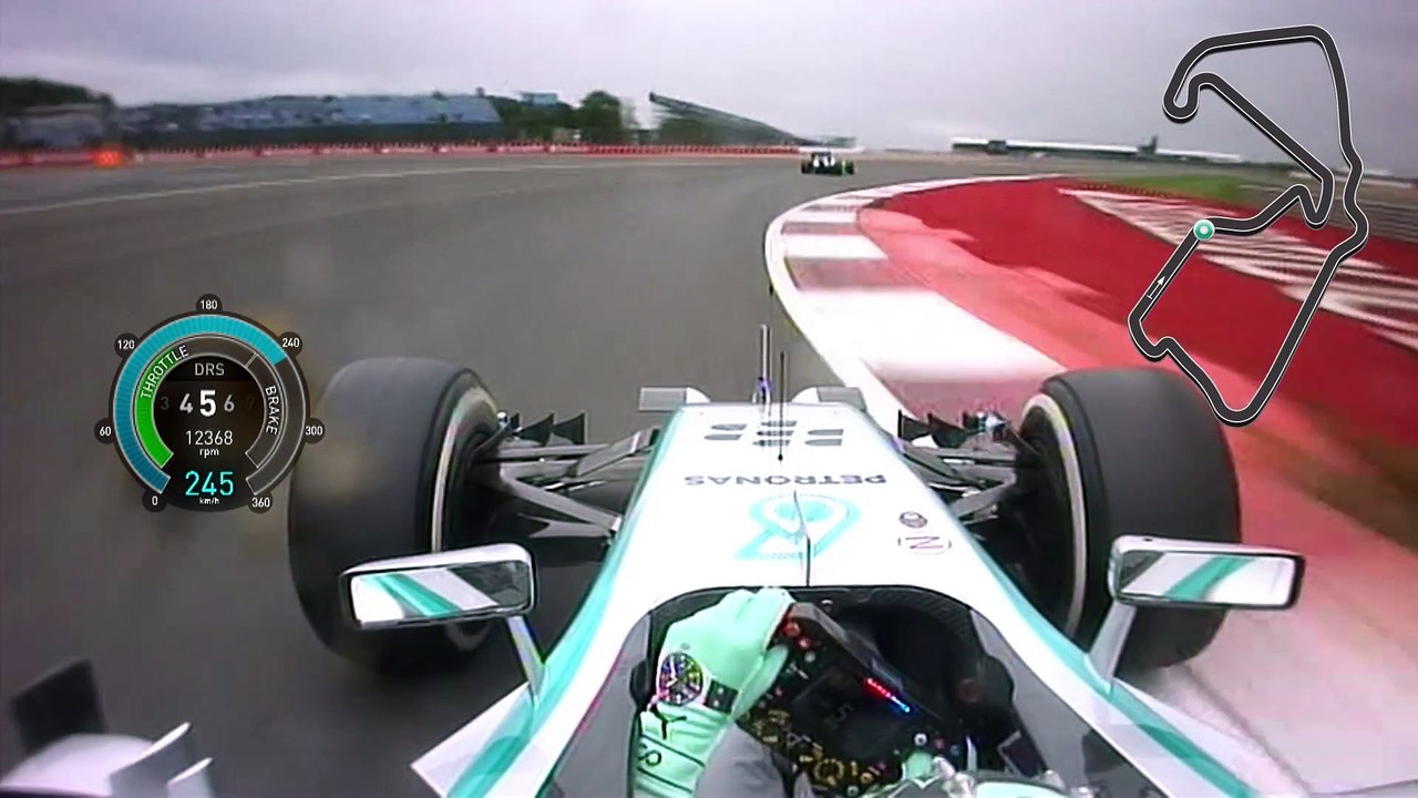 F1 2014 Silverstone Rosberg Pole Lap