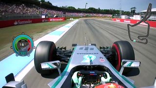 F1 2014 Hockenheim Rosberg Pole Lap