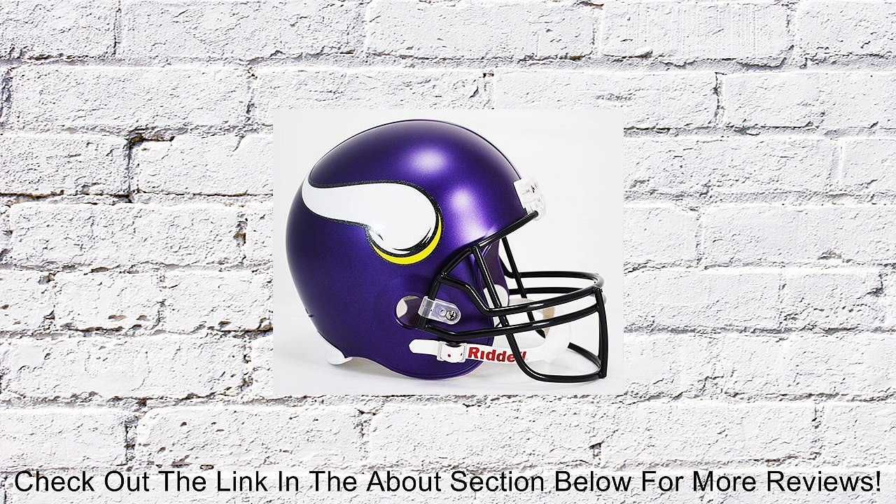 NFL Minnesota Vikings Deluxe Replica Helmet Review