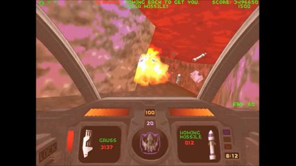 Let's Play Descent 1+ Level 27 - Charon Volatile Mine