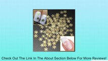 100pcs Xmas Christmas Nail Art Snowflake Decoration Sticker Review
