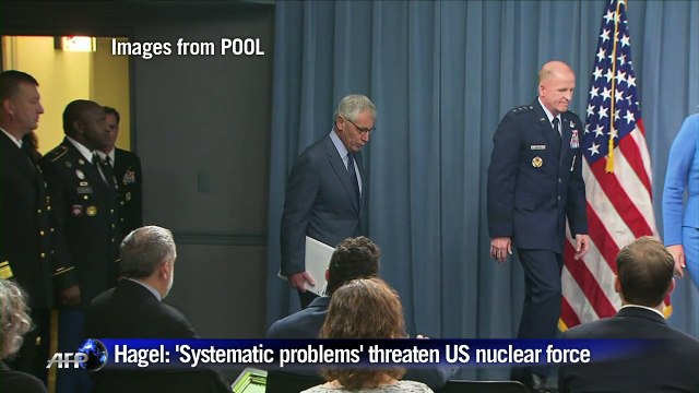 'Systematic problems' threaten US nuclear force: Hagel