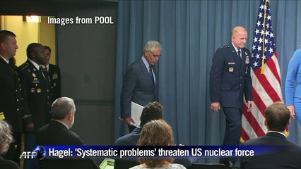 'Systematic problems' threaten US nuclear force: Hagel