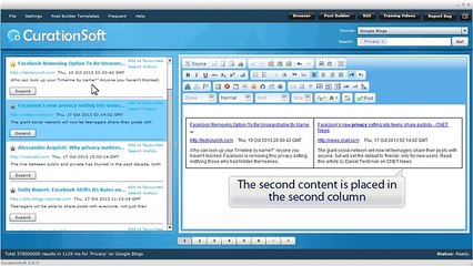 CurationSoft V3 - Post Builder Templates