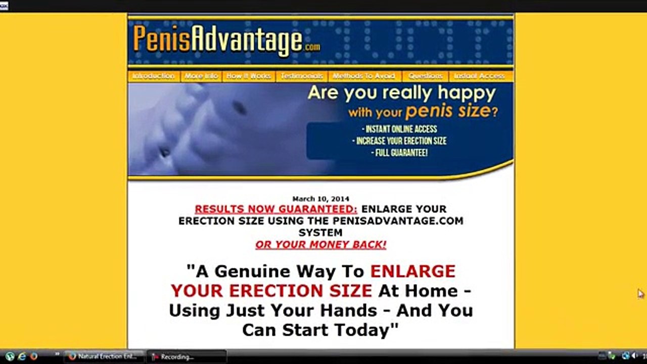 Penis Advantage Review - Don't Buy Penis Advantage Until You Watch This Reivew!