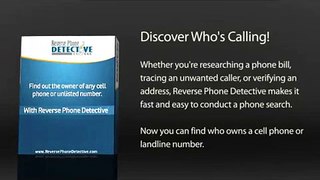 Reverse Phone Detective Finds Owners of Cell Phone Numbers