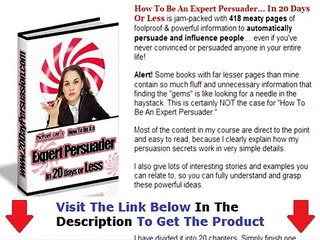20 Day Persuasion Review My Story Bonus + Discount