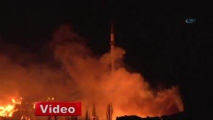 Çorum'da Bir Köy Kül Oldu