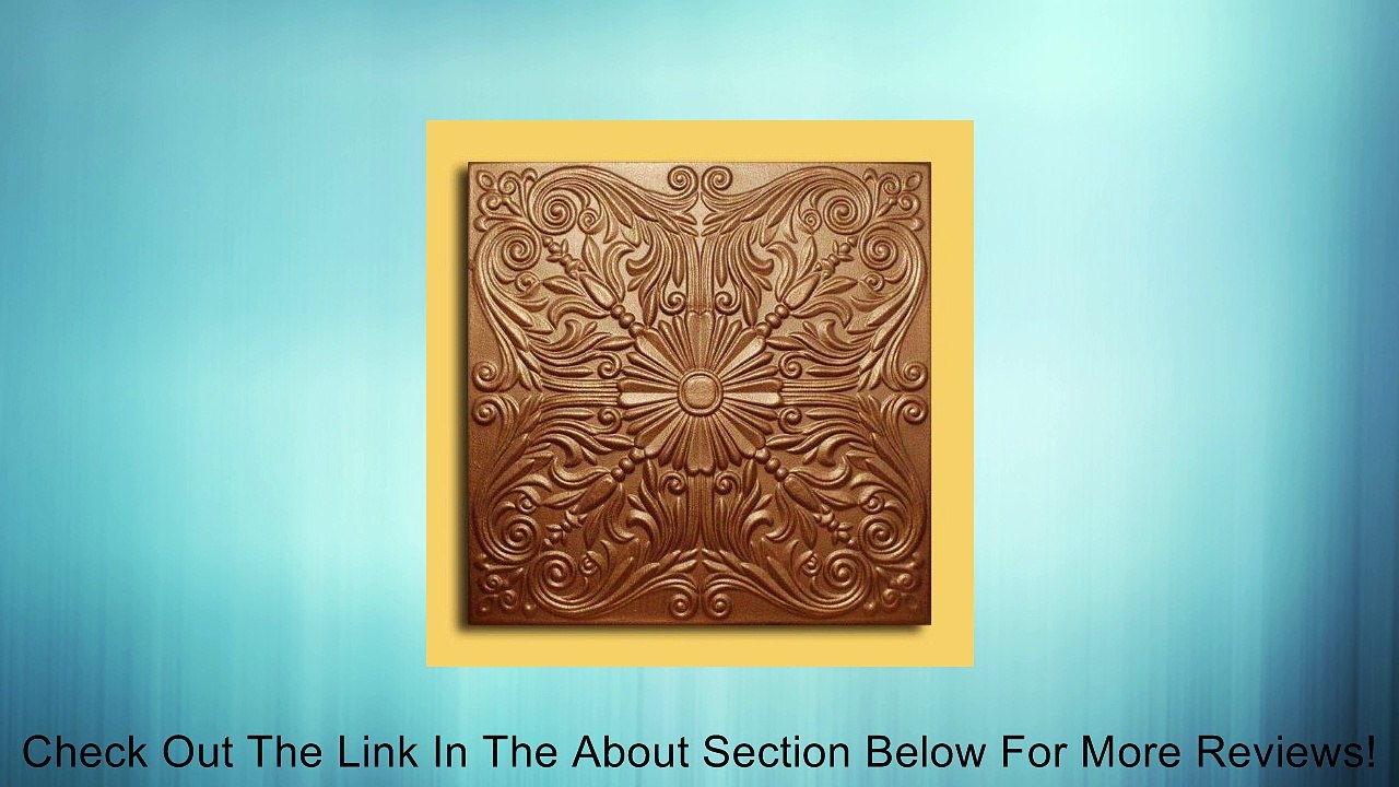 50pc of (R139) Astana Copper (20"x20" Foam) Ceiling Tiles - Covers about 135sqft Review