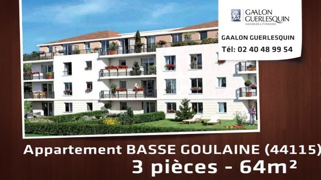 Location - Appartement - BASSE GOULAINE (44115) - 64m²