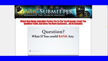 Magic Submitter Review- Autopilot Backlinks With Magic Submitter