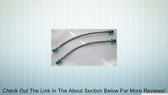11.5 Braided Stainless Steel Brake Line Swing Axle Review