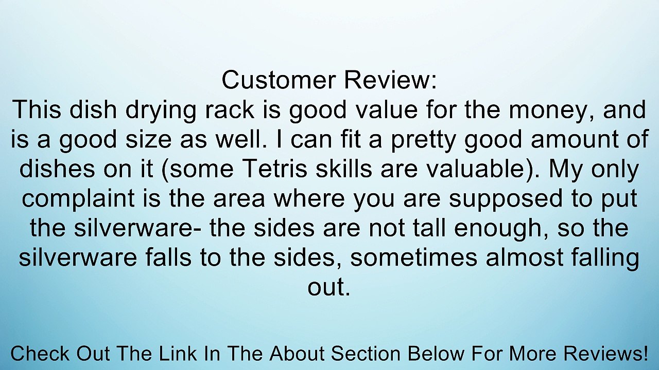 Sterilite 2-piece Large Sink Set Dish Rack Drainer, White Review