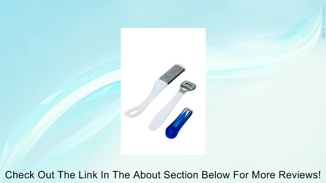 Nail Clipper - Deluxe Beauty PEDICURE KIT - Includes Nail Clipper Foot Rasp and Callus Shaver Review