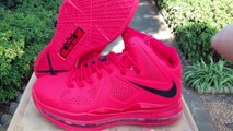 Cheap Lebron Shoes-Nike Lebron 10 Red Black Basketball Shoes Review shoes-clothes-china.ru