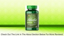 Puritan's Pride Alfalfa 500 mg-250 Tablets Review
