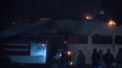 Kereste Atölyesinde Yangın