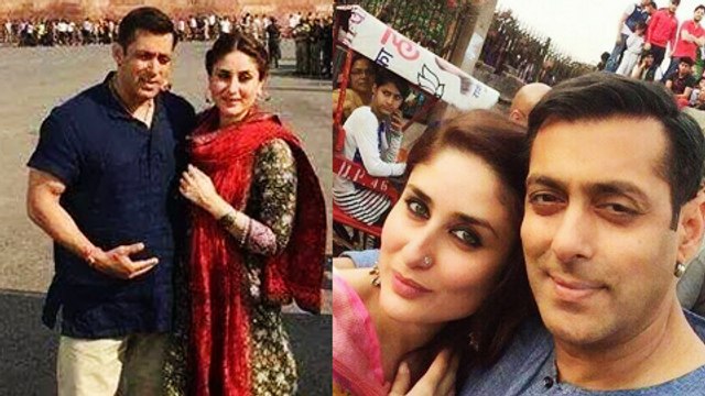Salman Khan And Kareena Kapoor's Loving Moments On The Set | Bajrangi Bhaijaan