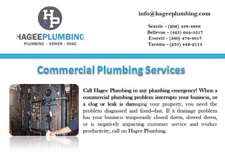 Commercial Plumbing Services in Seattle