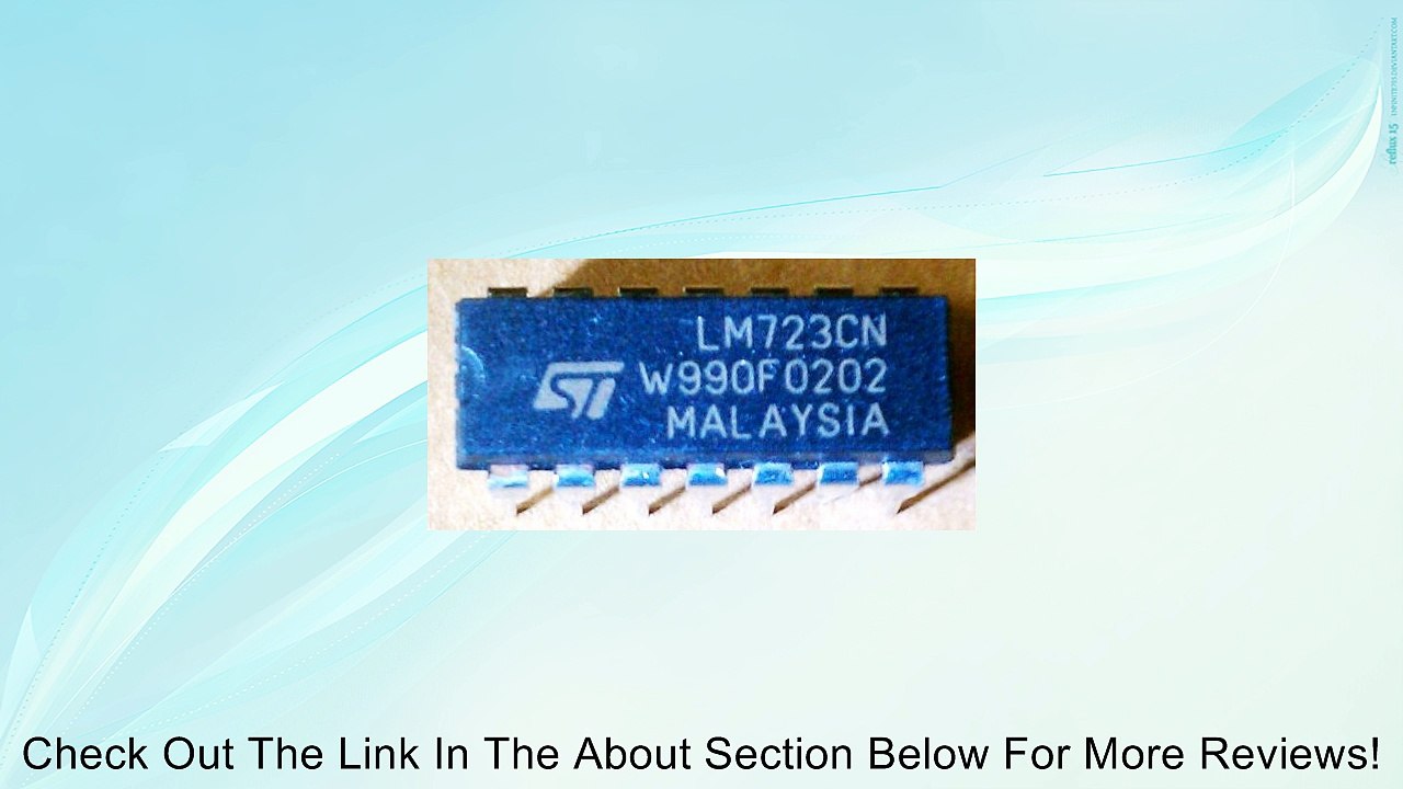 5pcs LM723CN LM723 Adj. Voltage Regulator IC 2-37V 150mA Review
