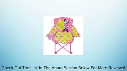 Minnie Mouse Fold N' Go Patio Chair (Always Wear a Smile) Review