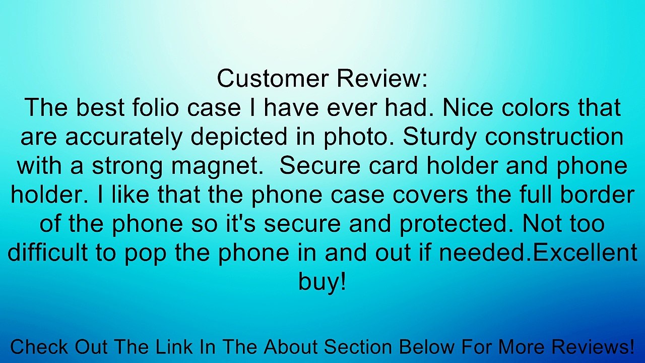 Navy Blue / Mint Samsung Galaxy S4 Wallet Case; Best Design with Coolest Premium [PU/Faux Leather] with Stand Feature and Magnetic Flap Closure; Functional Fashion Slim Wallet Case Cover for Galaxy S4 (Release Date); Supports Samsung S4 Devices From Veriz