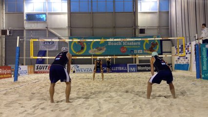 FRA Szapiro/Maurel vs SUI Kovatch/Kissling 1er set debut