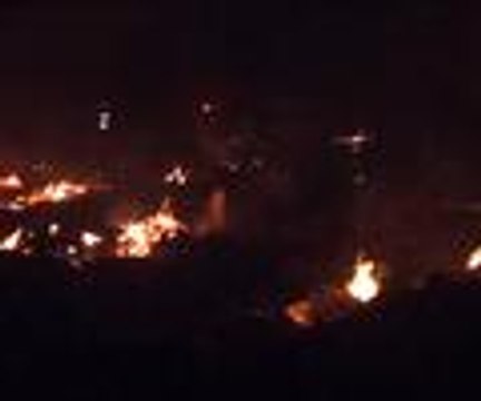 Çorum Bayat'ta 30 ev kül oldu