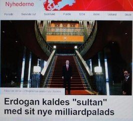 Cumhurbaşkanlığı Sarayı Danimarka Medyasında