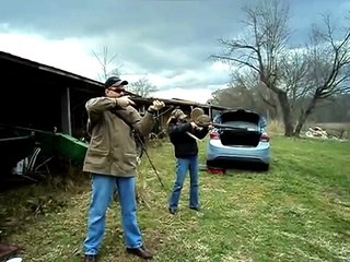 Séance de tir au fusil qui tourne très mal : explosion de l'arme!