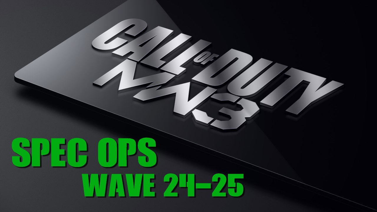 Modern Warfare 3 Special Ops Gameplay Wave 24-25