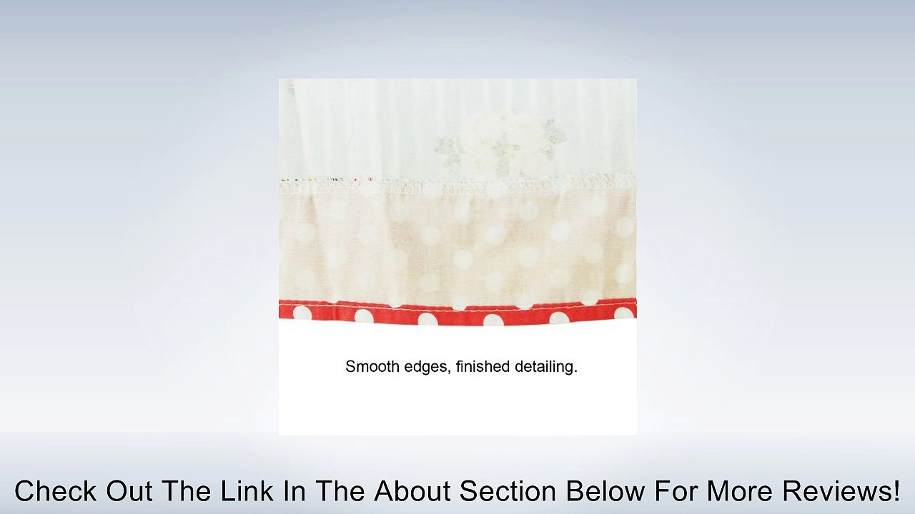 Kella Milla Aqua Meadow with Dot Trim Vintage Apron