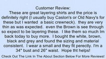 J.TOMSON Womens Plain Basic Cotton Spandex Long Sleeve T Shirt Review