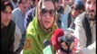 Dunya news-Marvi Memon stages sit-in outside Bannu jail for IDPs release