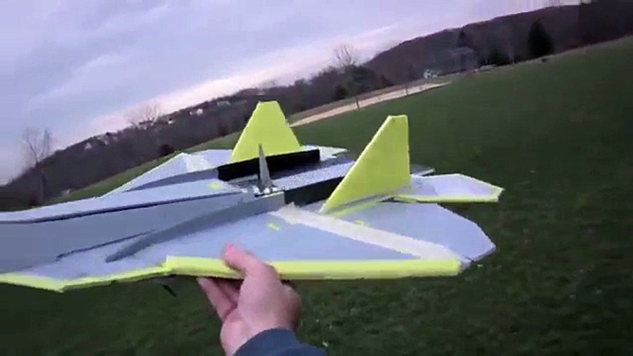 Sukhoi T50 Pak Fa Test RCPowers v1-LERX & No KF