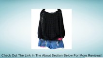 Zehui� Loose Women's Batwing Sleeves Knitwear Thin Sweater Hollow Blouse Tops Review