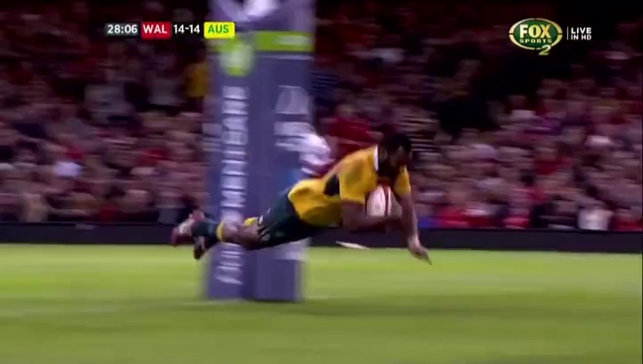 Tevita Kuridrani tout en puissance contre le Pays de Galles