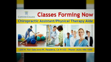 Chiropractic Assistant School 626-486-1000 Pasadena