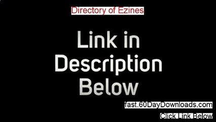 Get Directory Of Ezines free of risk (for 60 days)