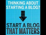 how to start a blog that matters pdf